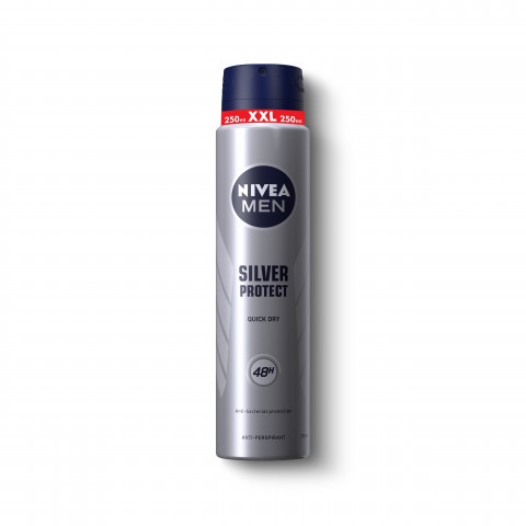 Снимка на Nivea Men Silver Protect Дезодорант спрей 250мл XL формат промо за 7.99лв. от Аптека Медея