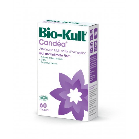 Снимка на Bio-Kult Candea (Био-Култ Кандеа) - мулти-щамова формула за чревната и интимната флора, капсули х 60, Protexin за 46.29лв. от Аптека Медея