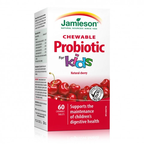 Снимка на Пробиотик за деца с вкус на череша, таблетки х 60, Jamieson за 43.46лв. от Аптека Медея