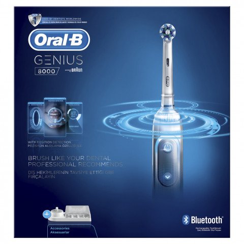 Снимка на Oral-B Genius 8000 Smart Ring Електрическа четка за 309.99лв. от Аптека Медея