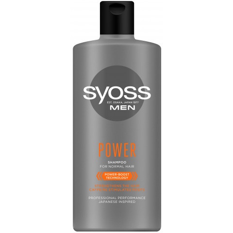 Снимка на Syoss Men Power шампоан за силна коса за мъже 440мл за 8.69лв. от Аптека Медея