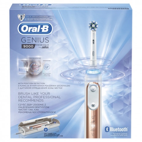 Снимка на Oral-B Genius 9000 Електрическа четка в розово за 357.99лв. от Аптека Медея