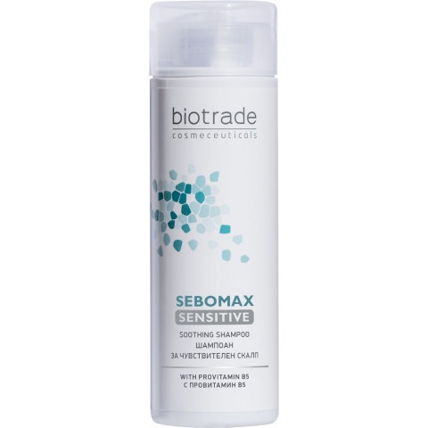 Снимка на Шампоан за чувствителна кожа, за възпален и лющещ се скалп, 200 мл, Biotrade Sebomax Sensitive за 13.43лв. от Аптека Медея
