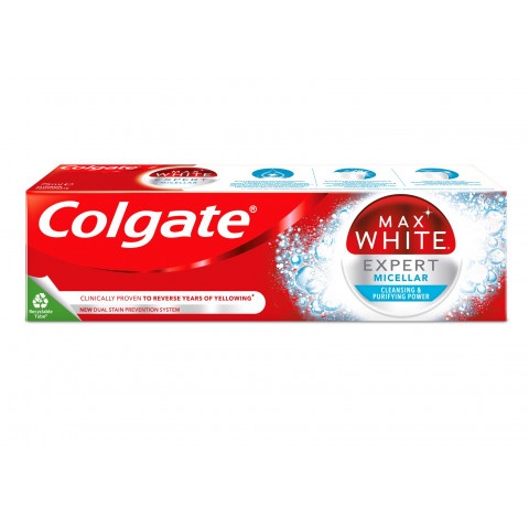 Снимка на Colgate Max White Expert Micellar паста за зъби 75мл. за 10.59лв. от Аптека Медея