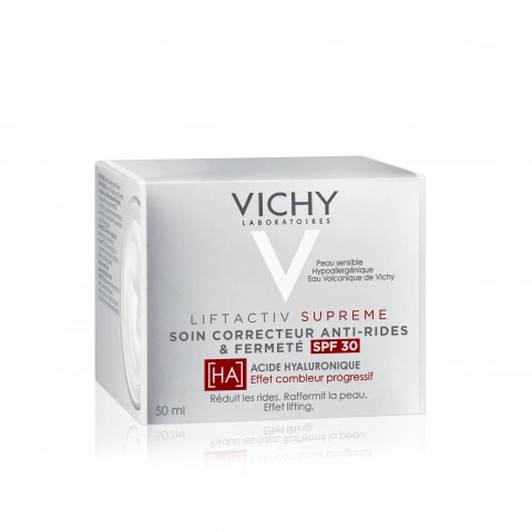 Снимка на Интензивен дневен крем за лице против бръчки, 50 мл, Liftactiv Supreme Vichy за 48.97лв. от Аптека Медея