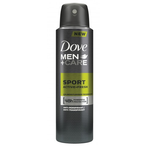 Снимка на Dove Deo Men Sport Active Дезодорант спрей 150 мл за 9.79лв. от Аптека Медея