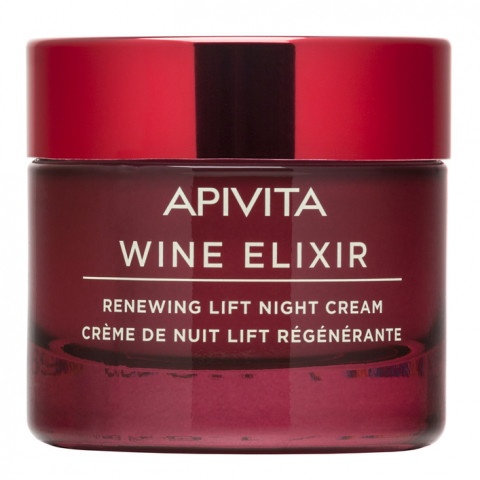 Снимка на Apivita Wine Elixir Обновяващ нощен лифтинг крем за лице 50 мл за 57.29лв. от Аптека Медея