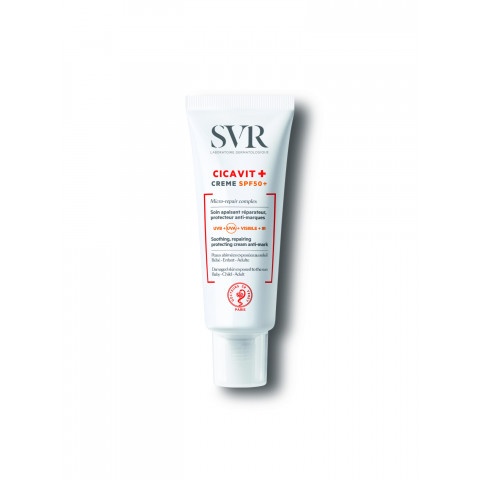 Снимка на SVR Cicavit+ SPF50 Успокояващ и възстановяващ крем за лице и тяло за увредена кожа 40мл за 26.79лв. от Аптека Медея