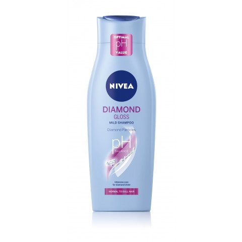 Снимка на Nivea Diamond Gloss Шампоан подхранващ 250мл за 6.49лв. от Аптека Медея