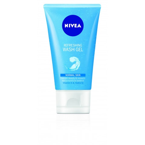 Снимка на Nivea Refreshing Wash Gel Гел измиващ за нормална кожа 150мл за 9.39лв. от Аптека Медея