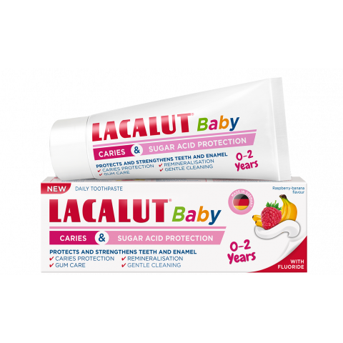 Снимка на Lacalut Baby паста за зъби за деца от най-ранна възраст, от 0 до 2 години 55мл. за 6.99лв. от Аптека Медея