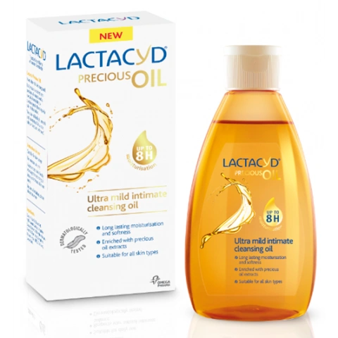 Снимка на Lactacyd Precious Oil Интимно почистващо олио за всеки тип кожа 200мл за 12.31лв. от Аптека Медея