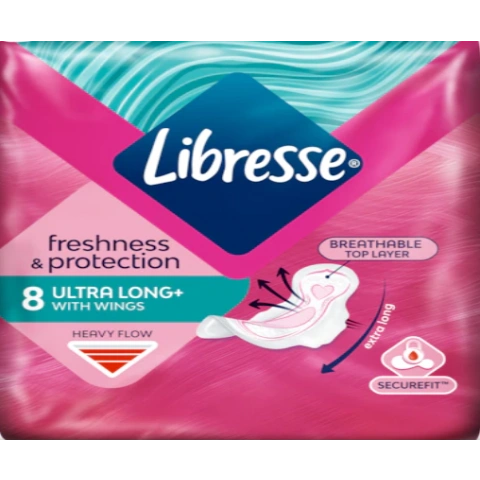 Снимка на Libresse Ultra Thin Дамски превръзки х 8 броя за 3.14лв. от Аптека Медея