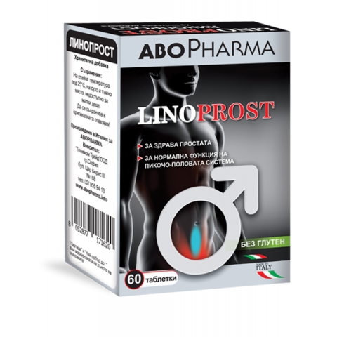 Снимка на Линопрост ( Linoprost ) - при уголемена простата, таблетки х 60, Abopharma за 26.43лв. от Аптека Медея