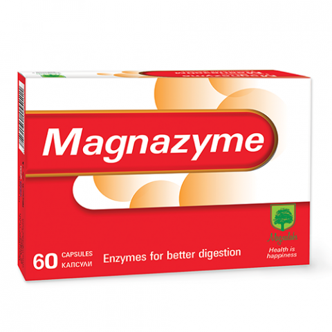 Снимка на Магназайм (Magnazyme) - подпомага разграждането и усвояването на хранителните вещества, капсули х 60, Magnalabs за 26.69лв. от Аптека Медея