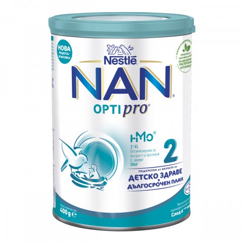 Снимка на NAN OptiPro 2 Преходно мляко за деца, от 6-тия месец х 400гр за 23.39лв. от Аптека Медея