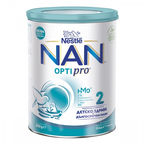 Снимка на NAN OptiPro 2 Преходно мляко за деца, от 6-тия месец х 800гр за 41.69лв. от Аптека Медея