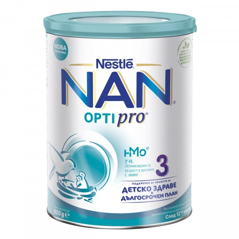 Снимка на NAN OptiPro 3 Преходно мляко за кърмачета, от 12-тия месец х 800гр за 39.19лв. от Аптека Медея