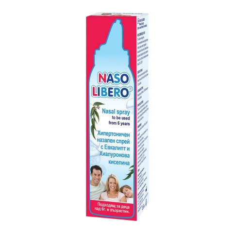 Снимка на Naso Libero (Назо Либеро), Хипертоничен назален спрей с евкалипт и хиалуронова киселина, 100мл за 10.69лв. от Аптека Медея