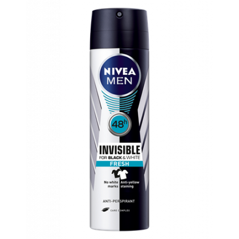 Снимка на Nivea Men Invisible Fresh Дезодорант спрей 150мл за 6.99лв. от Аптека Медея