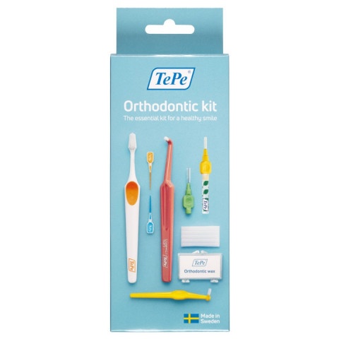 Снимка на Ортодонтски комплект за добра орална хигиена при носене на брекети, 7 части, Tepe Orthodontic Kit за 20.89лв. от Аптека Медея