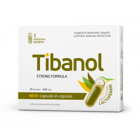Снимка на Tibanol подкрепя имунната защита 644мг., капсули х 10, Vitaslim за 28.99лв. от Аптека Медея