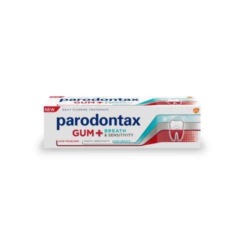 Снимка на Parodontax Gum, Breath & Sensitivity Original паста за зъби 75мл. за 14.69лв. от Аптека Медея
