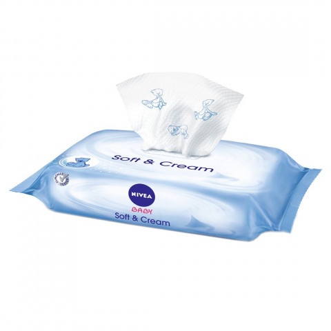 Снимка на Nivea Baby Clean & Soft Мокри кърпи х 63 броя  за 2.75лв. от Аптека Медея