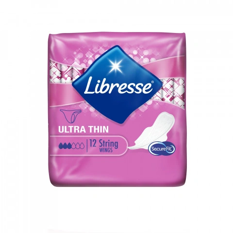 Снимка на Libresse Ultra Thin String Дамски превръзки, стринг х 12 броя за 4.29лв. от Аптека Медея