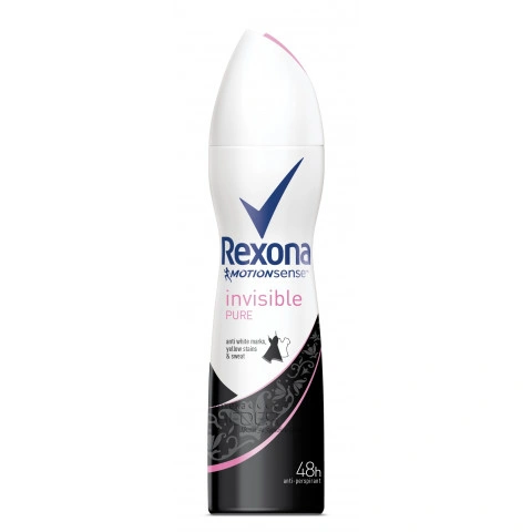 Снимка на Rexona Invisible Pure Дезодорант спрей 150мл за 8.59лв. от Аптека Медея