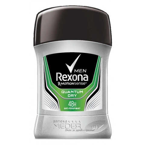 Снимка на Rexona Men Quantum Dry Дезодорант стик 50мл за 8.59лв. от Аптека Медея