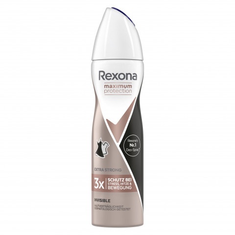 Снимка на Дезодорант спрей срещу изпотяване без следи по дрехите, 150мл. Rexona Max Pro Invisible за 6.64лв. от Аптека Медея