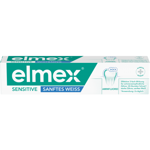 Снимка на Elmex Sensitive Witening паста за зъби избелваща, за чувствителни зъби 75мл. за 8.39лв. от Аптека Медея