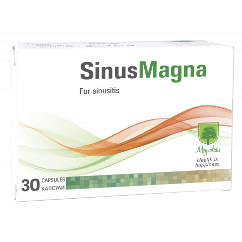Снимка на SinusMagna - смес от стандартизирани фитоекстракти при болка в синусите, x30 капсули - Magnalabs за 20.69лв. от Аптека Медея