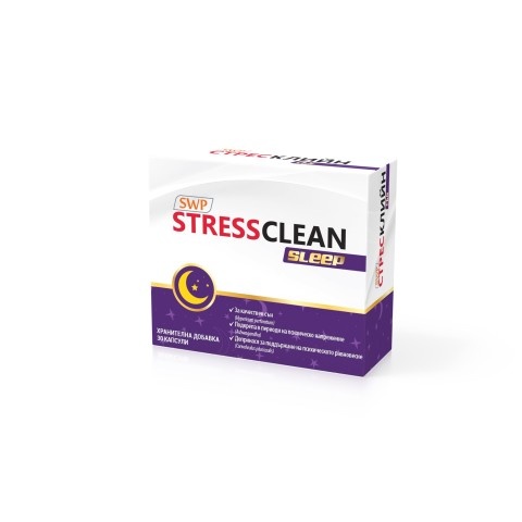 Снимка на StressClean Sleep (Стрес Клийн) За качествен сън, стрес и умора, капсули х 30, Sun Wave Pharma за 15.59лв. от Аптека Медея