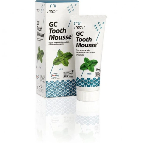 Снимка на Реминализираща паста за зъби с вкус на Мента, 40г. GC Tooth Mousse за 34.19лв. от Аптека Медея