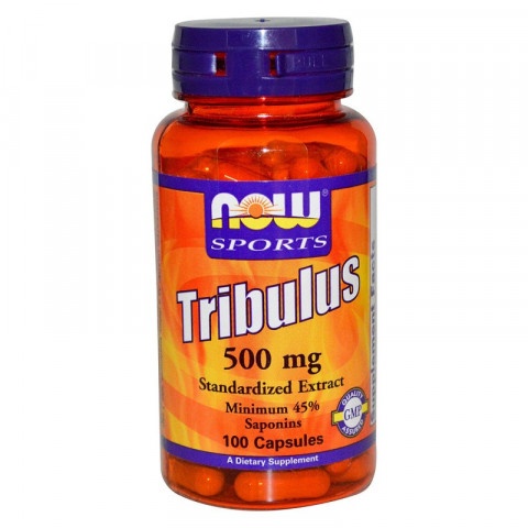 Снимка на Трибулус Хранителна добавка за сила, тестостерон, потенстност, 500мг, 100 капсули, Now Foods за 39.99лв. от Аптека Медея