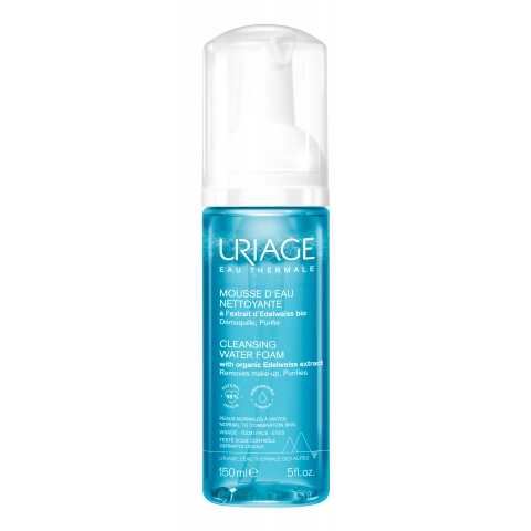 Снимка на Почистваща пяна за лице с чувствителна кожа, 150мл., Uriage Mousse D’eau Nettoyante за 32.49лв. от Аптека Медея