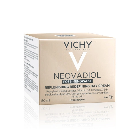 Подхранващ и стягащ дневен крем за лице в пост менопауза 50 мл, Neovadiol Post Menopause Vichy 