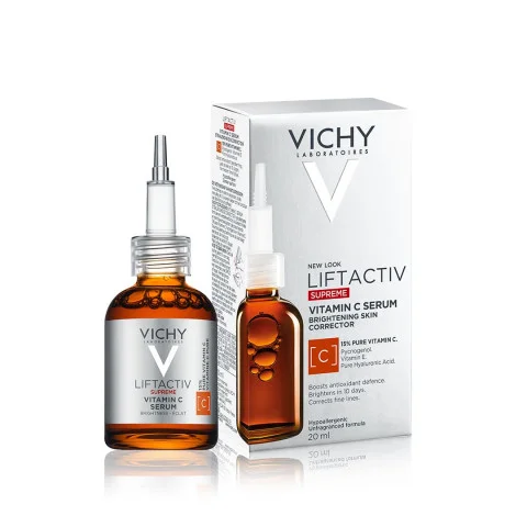 Озаряващ серум за лице с Витамин Ц, 20 мл, Vichy Liftactiv Supreme C15