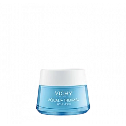 Снимка на Хидратиращ обогатен крем за лице, 50 мл, Aqualia Thermal Vichy за 50.59лв. от Аптека Медея