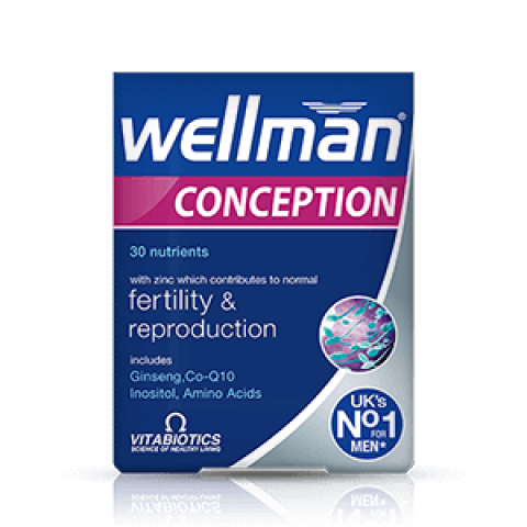 Снимка на Уелмен Концепция за репродуктивно здраве и плодовитост, 30 таблетки, Vitabiotics за 34.49лв. от Аптека Медея