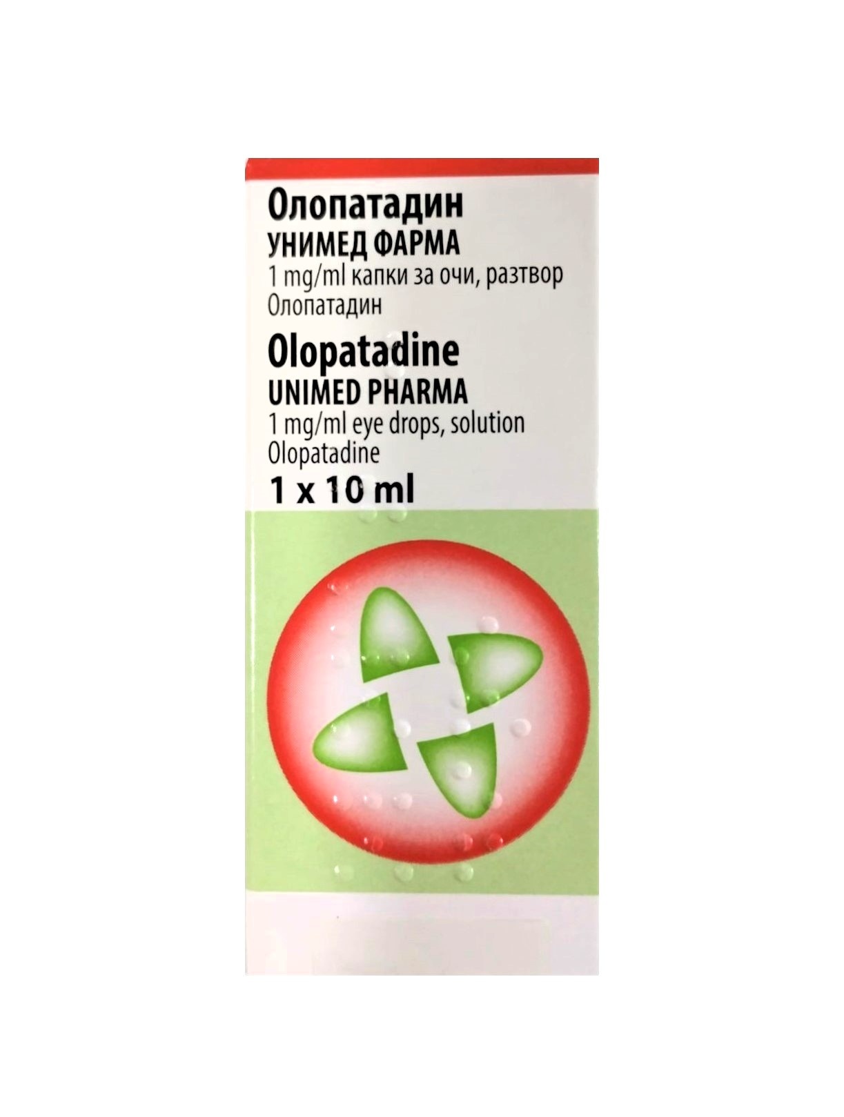 Олопатадин капки за очи, разтвор 1м/мл. 10мл., Unimed Pharma