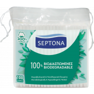 Septona Eco Life Organic Cotton биоразградими клечки за уши х 100 броя