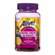 Alive! Мултивитамини за коса, кожа и нокти 546мг х 60 желирани таблетки, Nature`s Way
