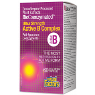 Bio Coenzymated Active B-комплекс, капсули х 60, Natural Factors