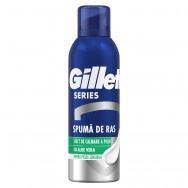 Gillette Series Пяна за бръснене за чувствителна кожа, 200/250мл.