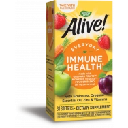 Alive Immune Health - Комбинира витамини А, С и D, цинк и екстракти от ехинацея и риган, софтгел капсули х 30, Nature's Way