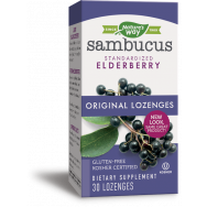 Sambucus (Самбукус) Противовирусно и имуноукрепващо средство с черен бъз, 200мг, 30 таблетки, Nature's way