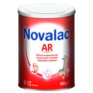 Novalac AR адаптирано мляко за кърмачета и деца при регургитация от 0 до 12 месеца 400г.